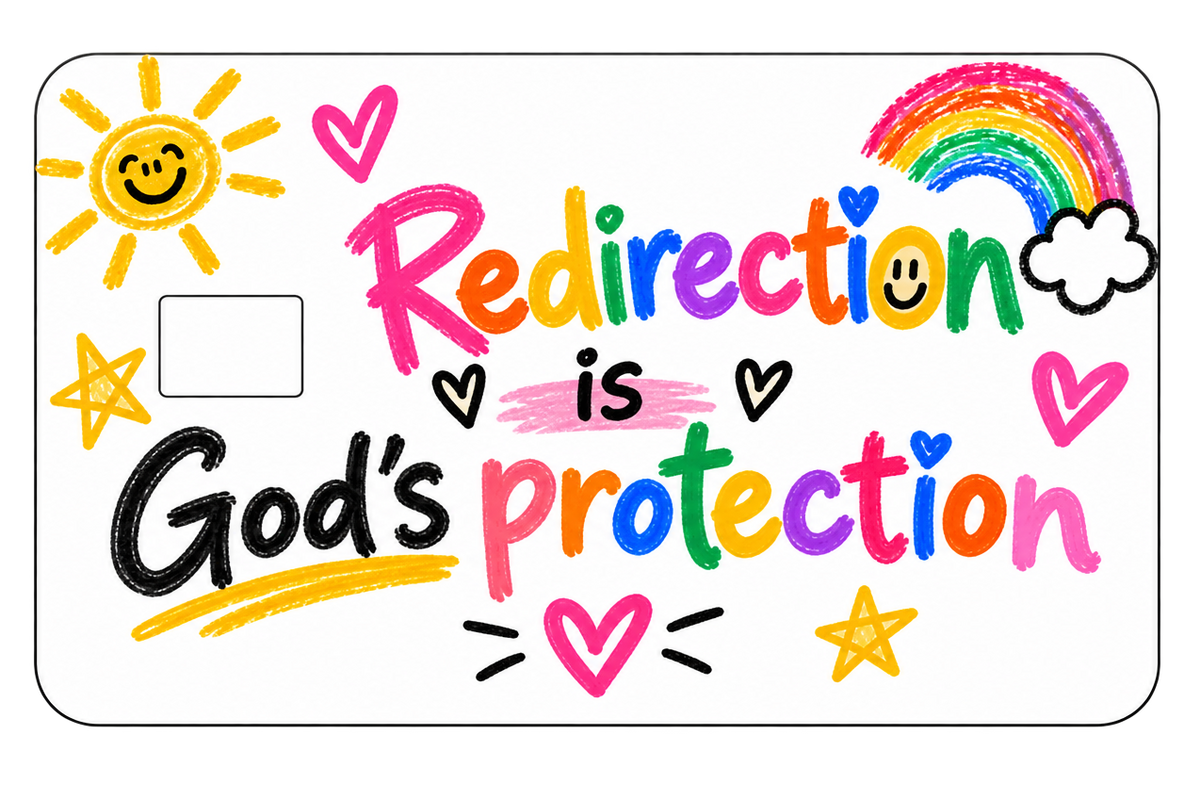 God's Protection- Premium Credit Card Slap