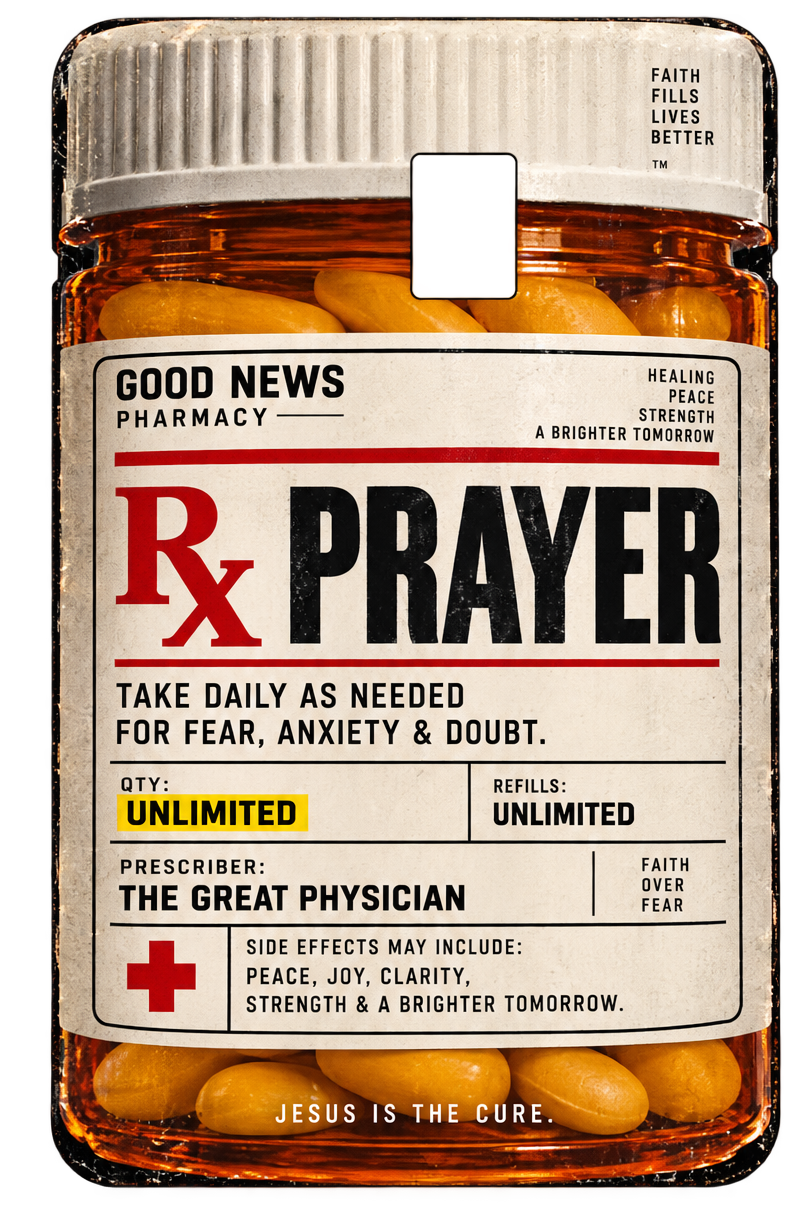 RX Prayer- Premium Credit Card Slap