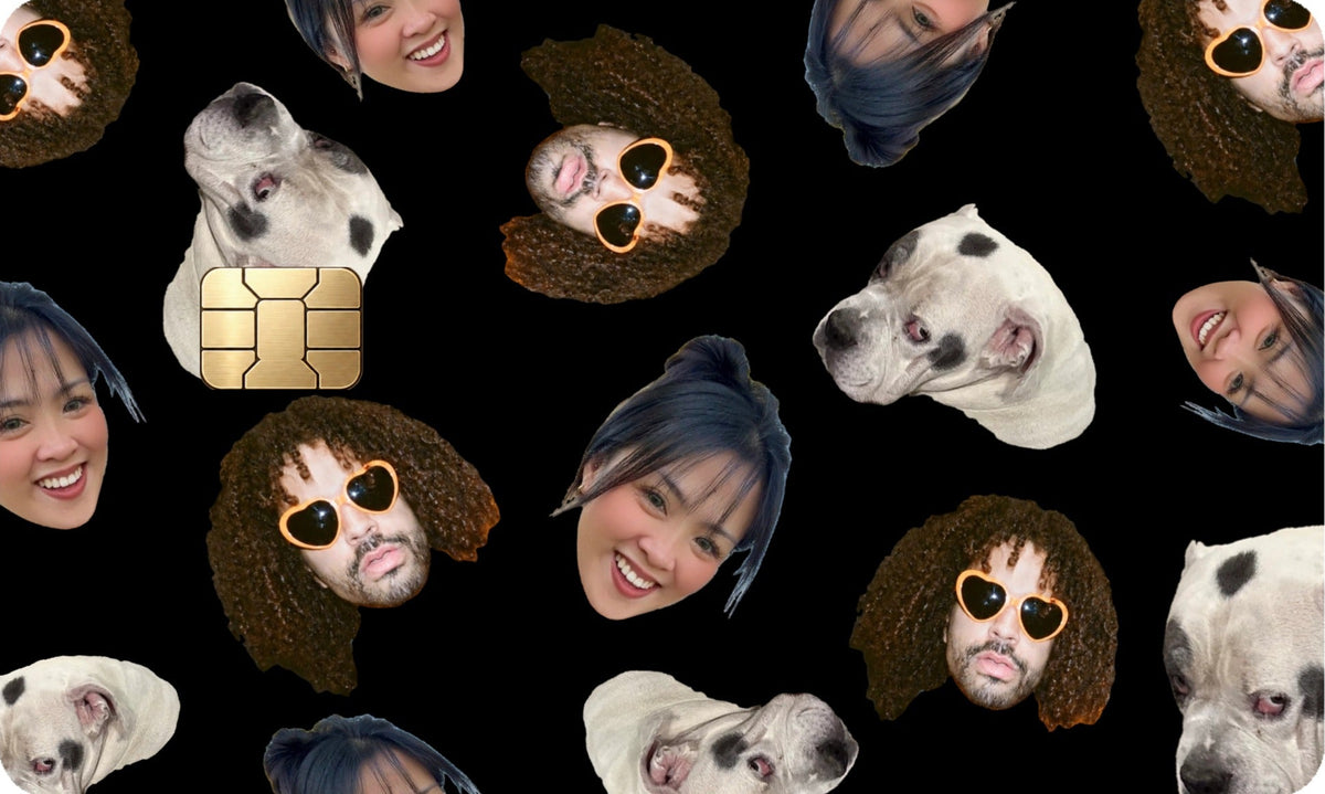 Many Faces- Custom Credit Card Slap (3 Photos)