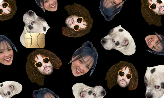 Many Faces- Custom Credit Card Slap (3 Photos)