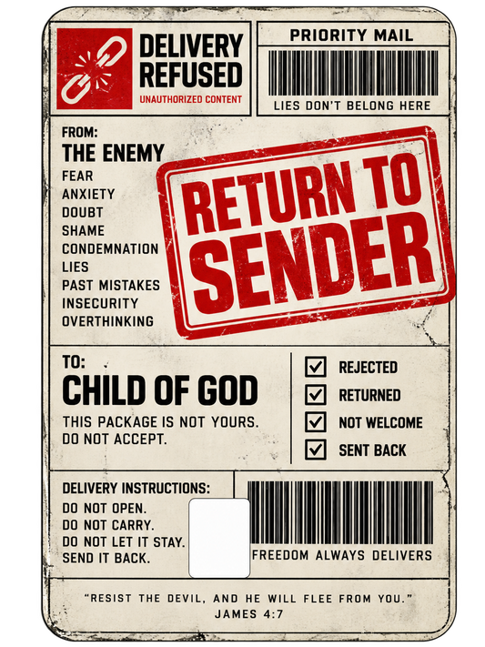 Return to Sender- Premium Credit Card Slap