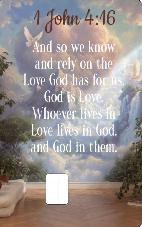 God is Love- Premium Credit Card Slap