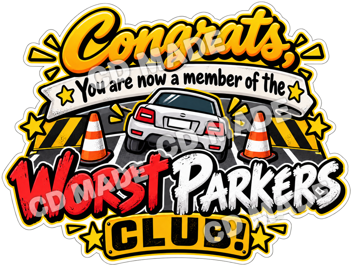 Bad Parkers- Random Sticker Pack