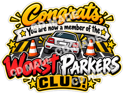 Bad Parkers- Random Sticker Pack